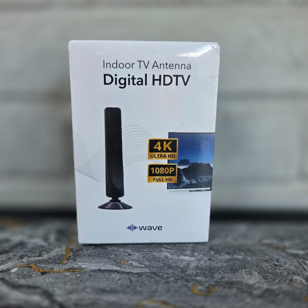 HH Wave Indoor TV Antenna Digital HDTV 4K Ultra HD 1080p New In Box